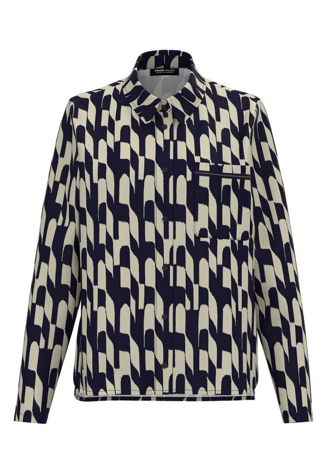 FRANK WALDER Hemdbluse in grafischem Design FRANK WALDER Hemdbluse in grafischem Design von FRANK WALDER