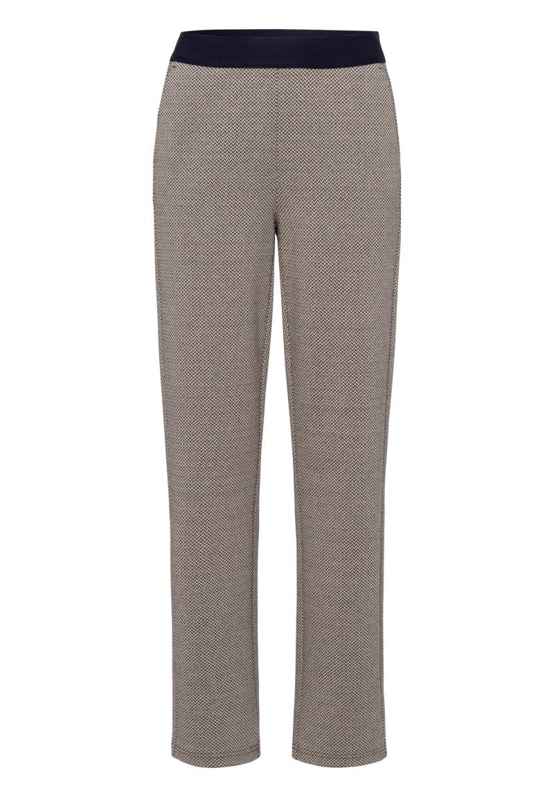 FRANK WALDER - Hose ELEMENTS mit Strukturmuster ink/sand - Gr. - 42 von FRANK WALDER