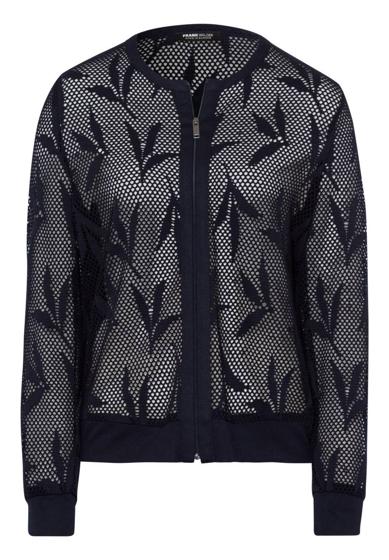 FRANK WALDER - Jacke CHARMING FLAIR im Blousonstil mit elastischer Lochspitze ink - Gr. - 42 von FRANK WALDER