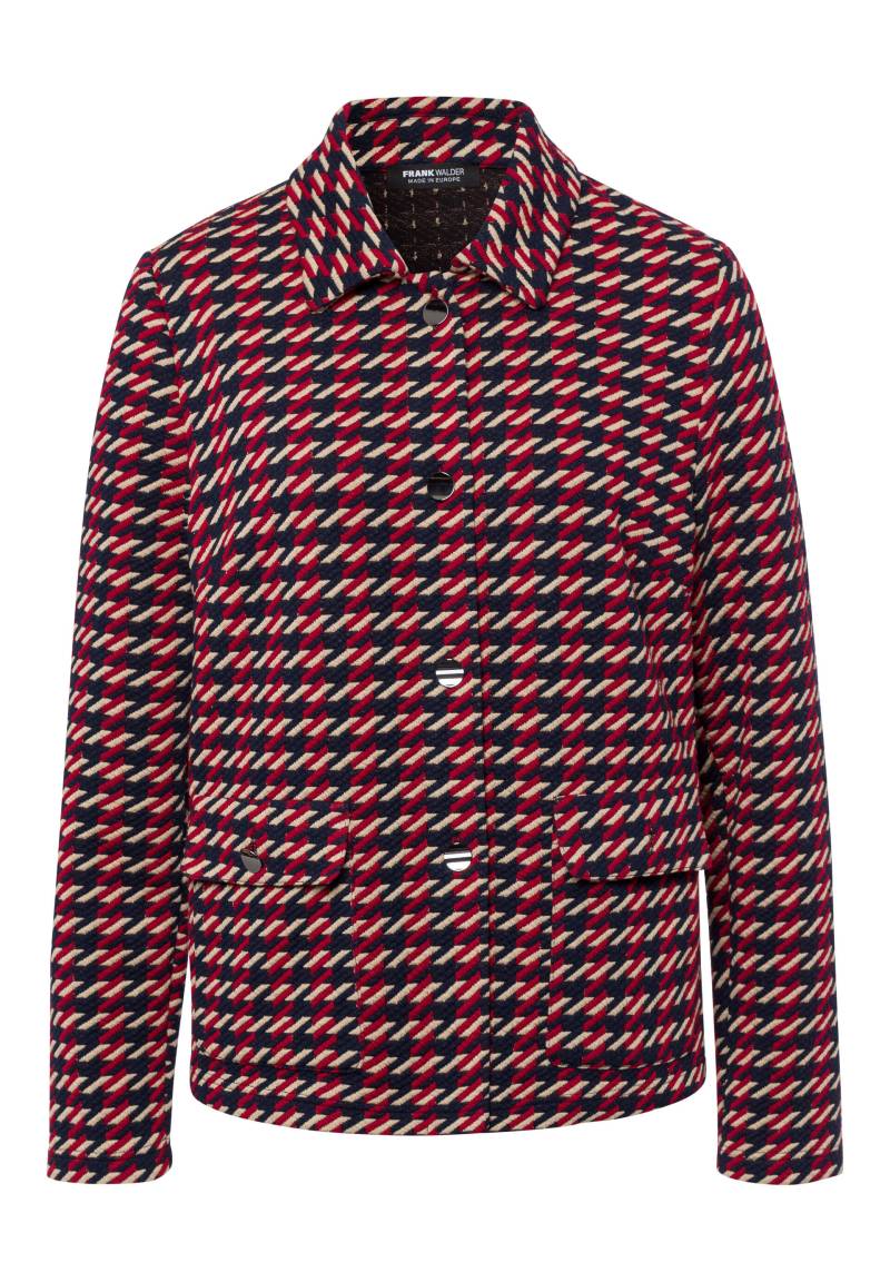 FRANK WALDER - Jacke DREAM TONES in trendiger Optik ink/ecru/cashew/merlot - Gr. - 44 von FRANK WALDER