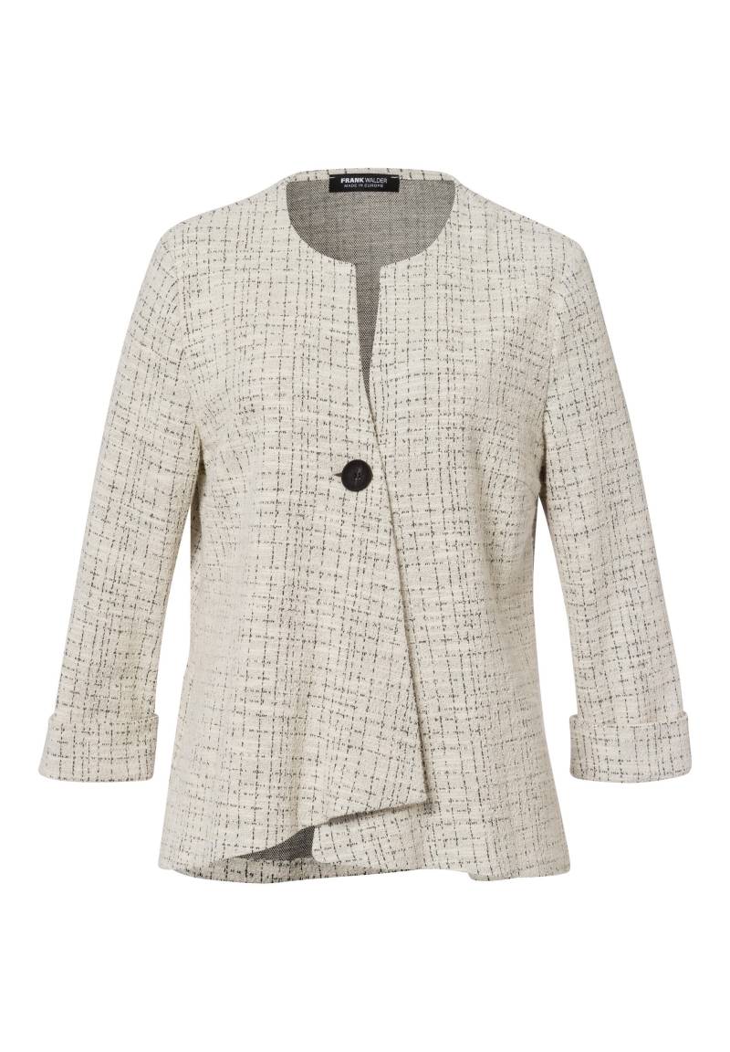 FRANK WALDER - Jacke NOS in femininer Optik ecru - Gr. - 48 von FRANK WALDER