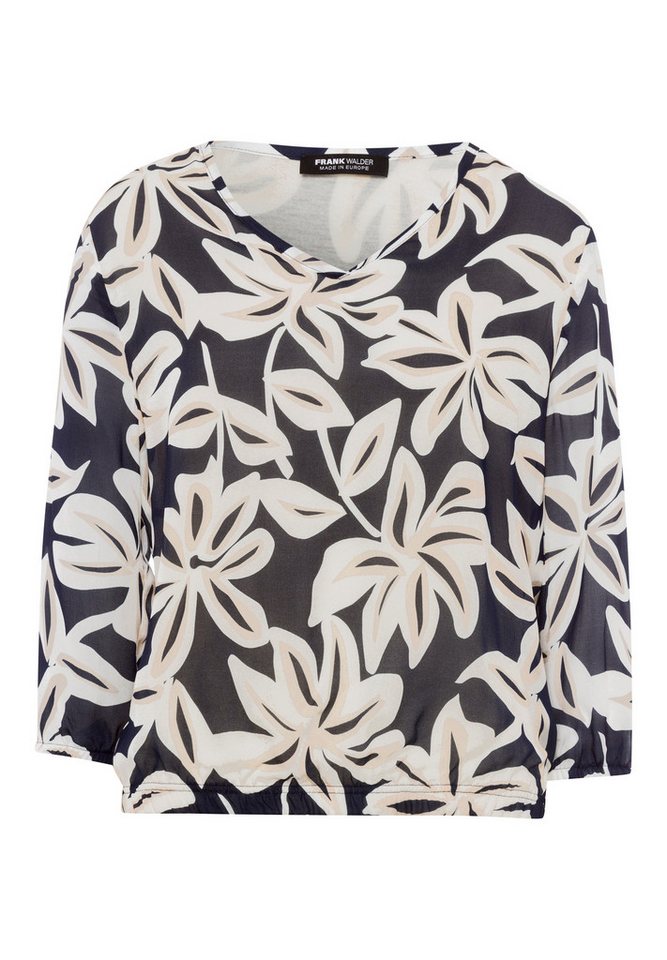 FRANK WALDER Klassische Bluse mit liebevollen Details von FRANK WALDER