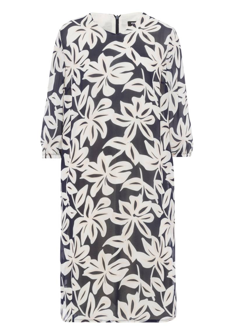 FRANK WALDER - Kleid ELEMENTS in leichter A-Linie ink/ecru - Gr. - 38 von FRANK WALDER