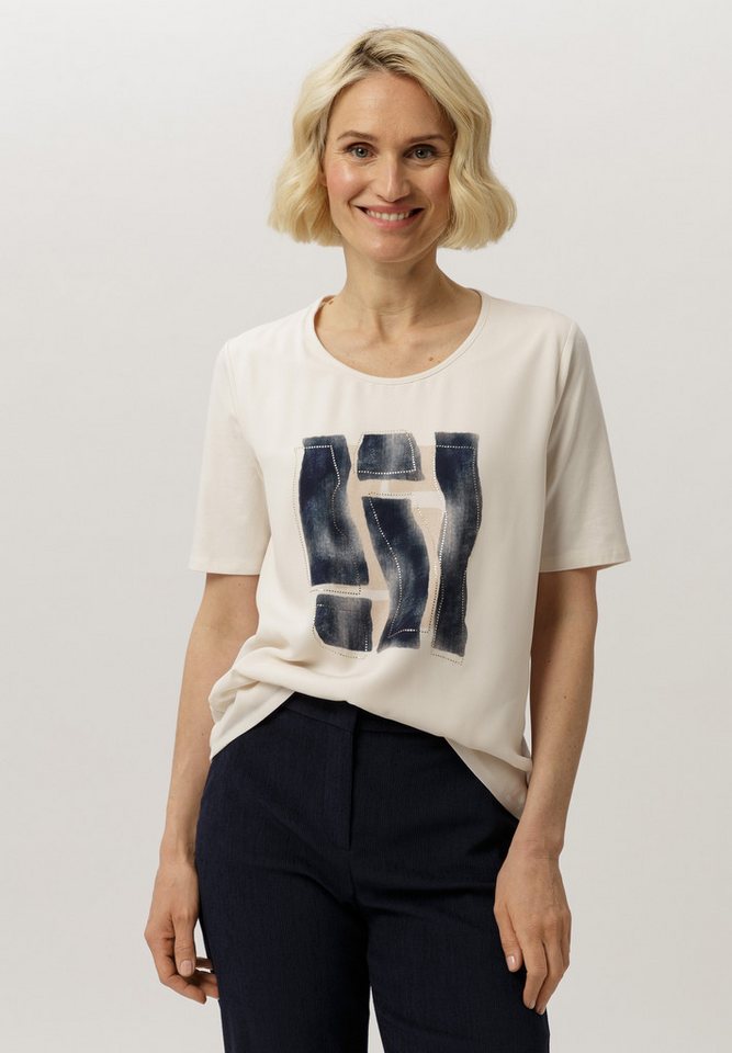 FRANK WALDER Kurzarmshirt mit Motivprint von FRANK WALDER