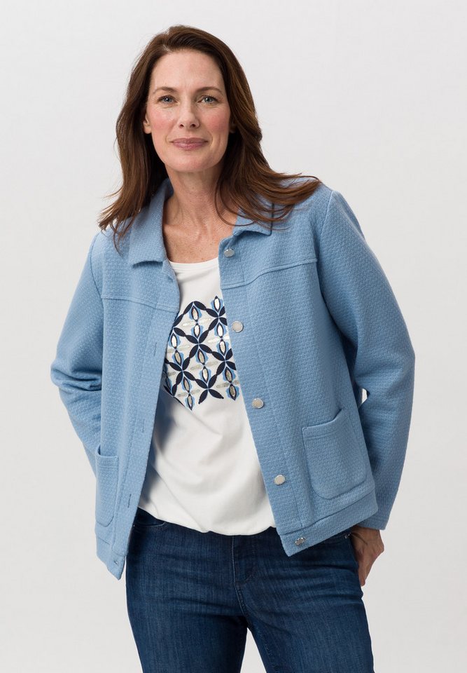 FRANK WALDER Kurzjacke mit aparter Strukturoptik von FRANK WALDER