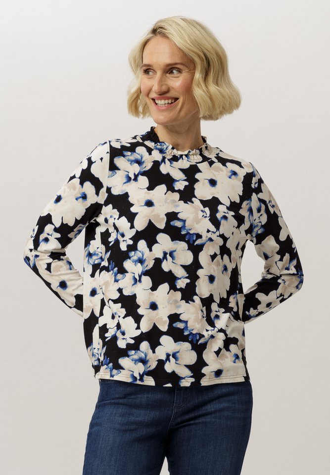 FRANK WALDER Langarmshirt im einzigartigen Print von FRANK WALDER