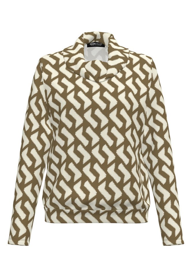 FRANK WALDER Langarmshirt mit locker fallendem Rollkragen von FRANK WALDER