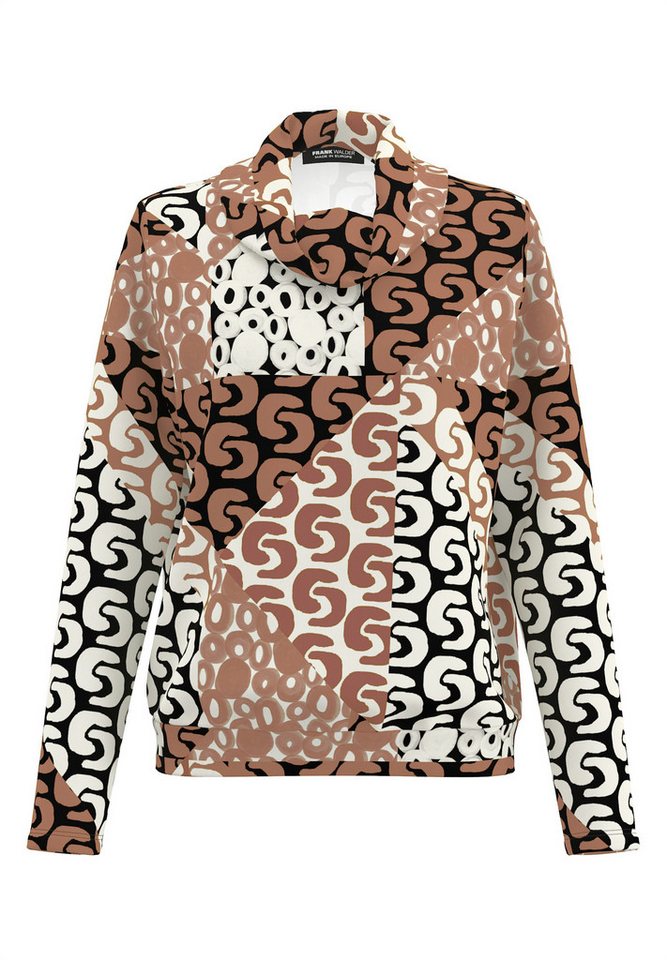 FRANK WALDER Langarmshirt mit locker fallendem Rollkragen von FRANK WALDER