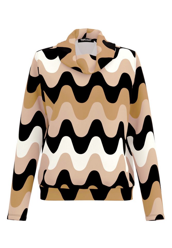 FRANK WALDER Langarmshirt mit locker fallendem Rollkragen von FRANK WALDER