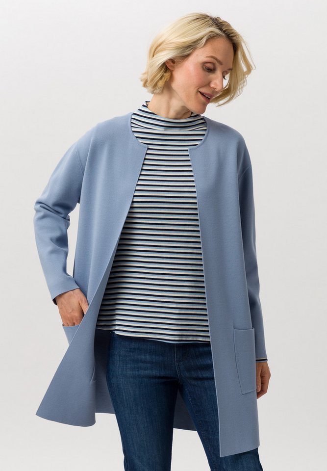 FRANK WALDER Longstrickjacke mit offenen Kanten von FRANK WALDER