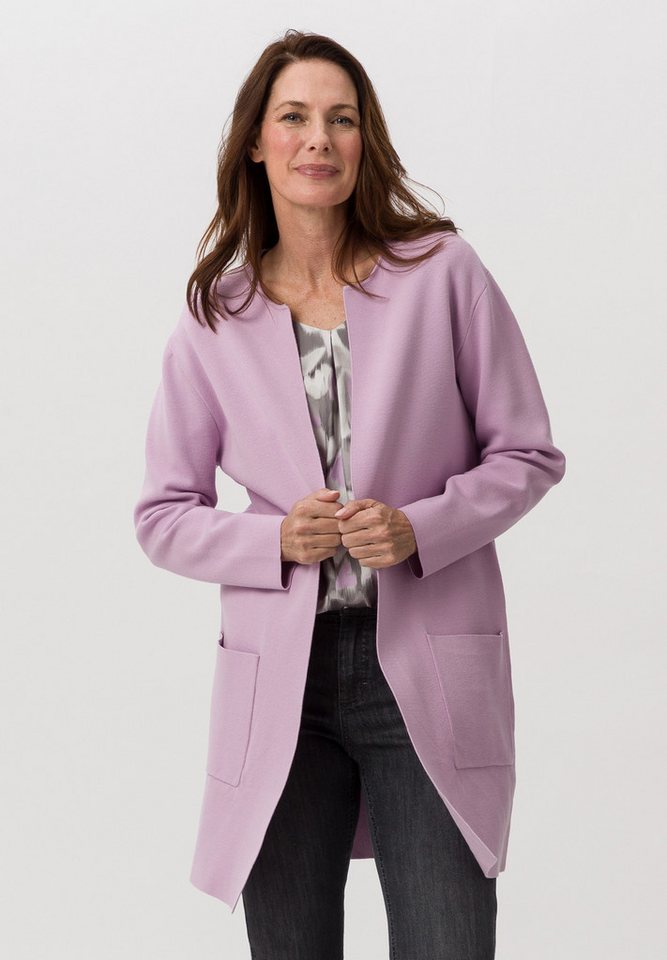 FRANK WALDER Longstrickjacke mit offenen Kanten von FRANK WALDER