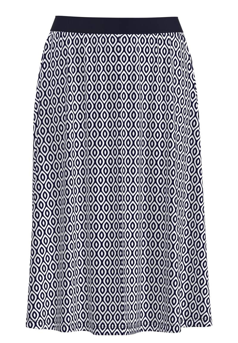 FRANK WALDER - Rock LOVE AT FIRST SIGHT mit modernem Allovermuster ecru/ink - Gr. - 38 von FRANK WALDER