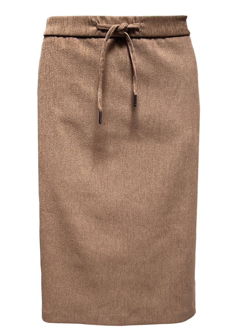 FRANK WALDER - Rock VELVET BLOOM in feinem Stretch-Cord marone - Gr. - 38 von FRANK WALDER