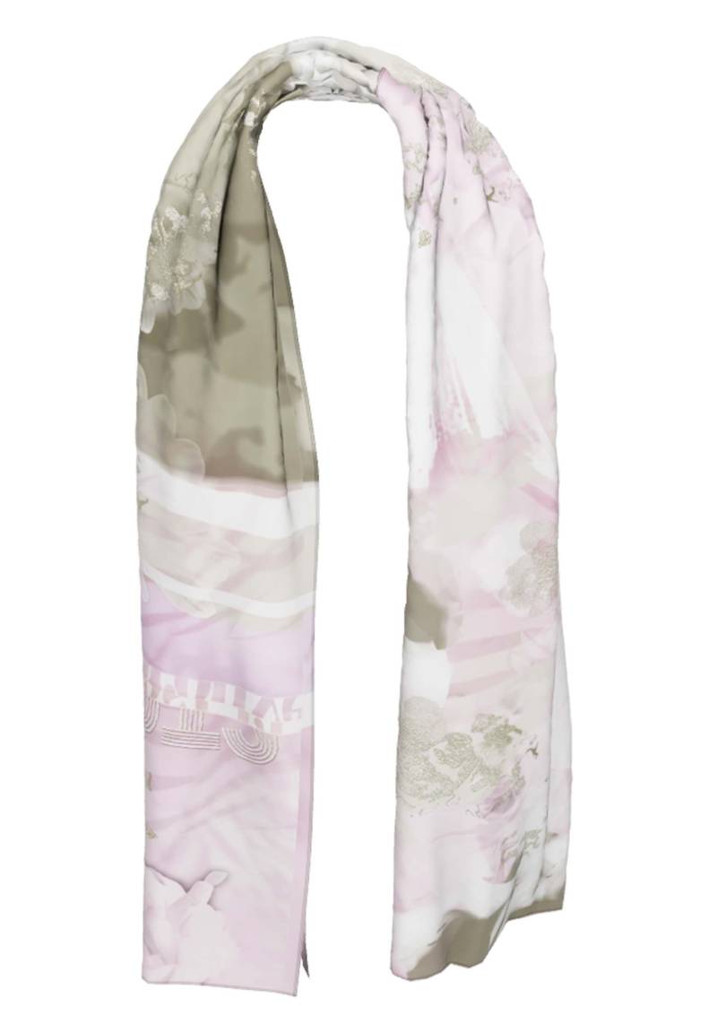 FRANK WALDER - Schal ENGLISH GARDEN im sommerlich-leichten Design ecru/tea rose/taupe - Gr. - 0 von FRANK WALDER