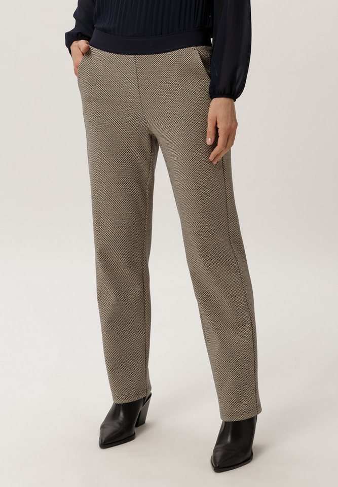 FRANK WALDER Schlupfhose mit Strukturmuster von FRANK WALDER