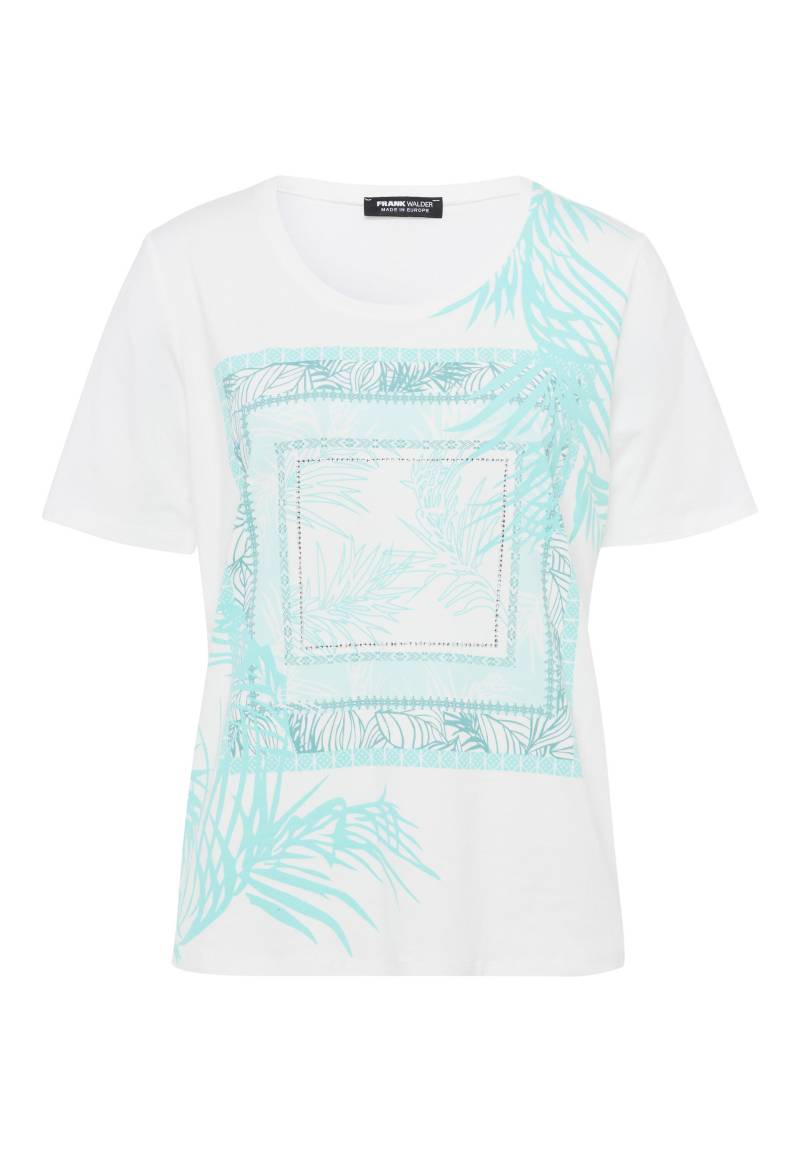 FRANK WALDER - Shirt EXOTIC JUNGLE mit Motivprint ecru - Gr. - 42 von FRANK WALDER