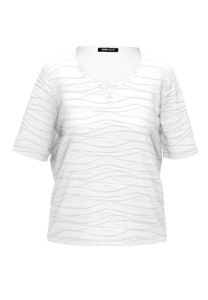 FRANK WALDER - Shirt NOS mit detailverliebtem Ausschnitt ecru - Gr. - 38 von FRANK WALDER