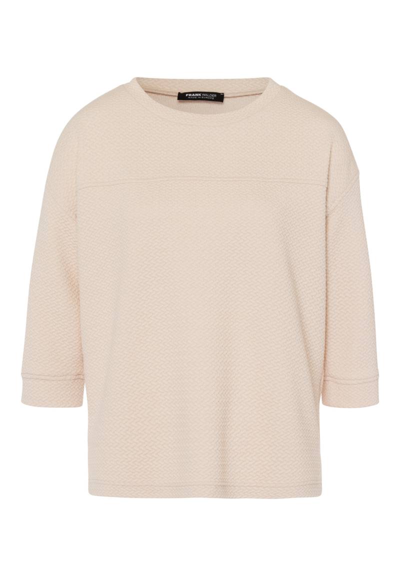 FRANK WALDER - Shirt SEASIDE SYMPHONY mit Struktur und Oversize Passform - Gr. - 40 von FRANK WALDER