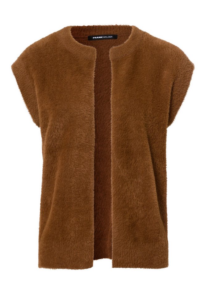 FRANK WALDER Steppweste NOSStrick toffee von FRANK WALDER