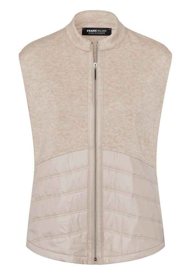 FRANK WALDER Steppweste W31Strick von FRANK WALDER