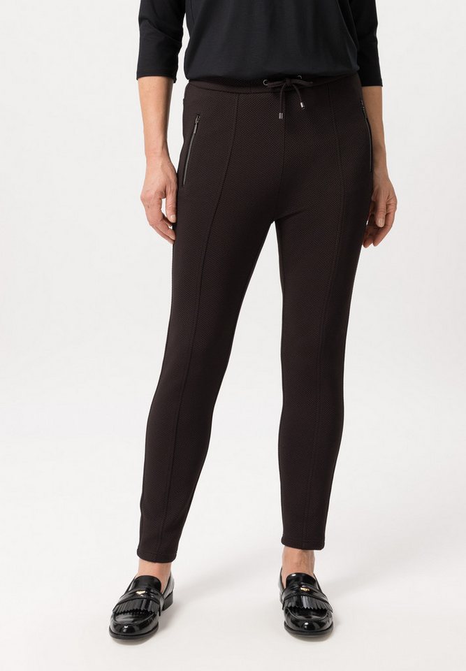 FRANK WALDER Stoffhose mit dekorativen Reißverschlusstaschen von FRANK WALDER