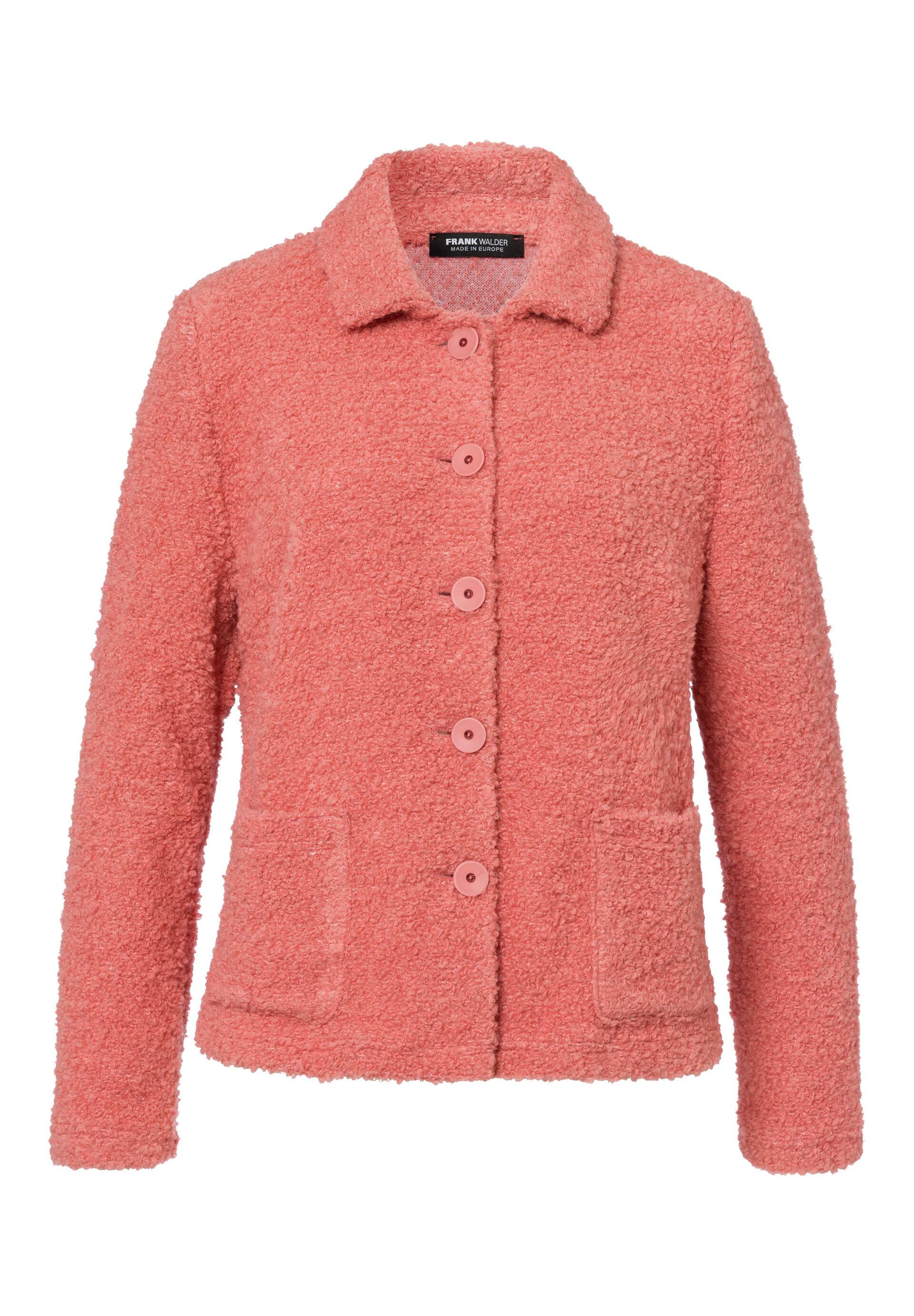 FRANK WALDER - Strickjacke NOS aus Bouclégarn - Gr. - 46 von FRANK WALDER