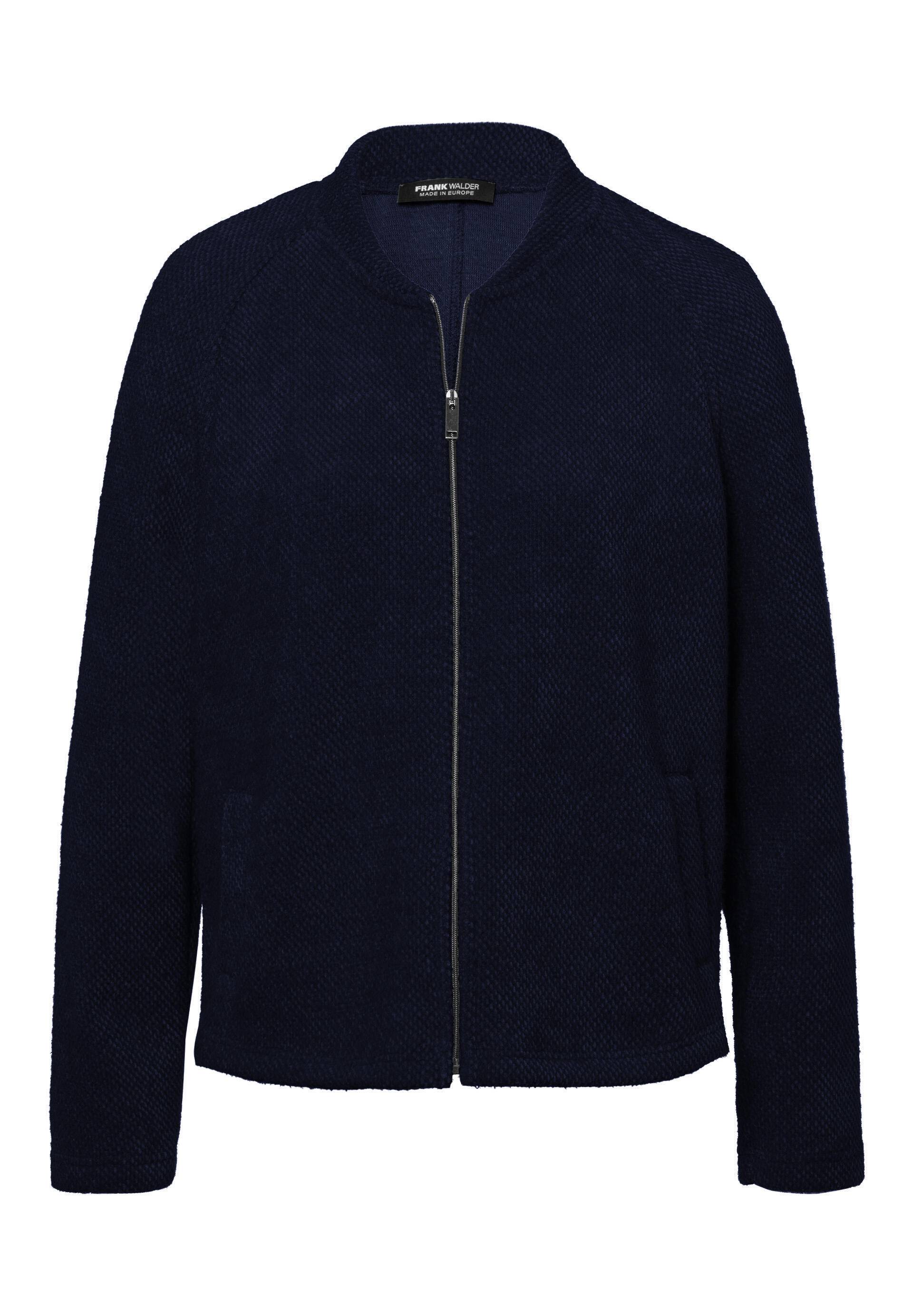 FRANK WALDER - Strickjacke NOS aus softem Struktur-Jersey merlot - Gr. - 42 von FRANK WALDER