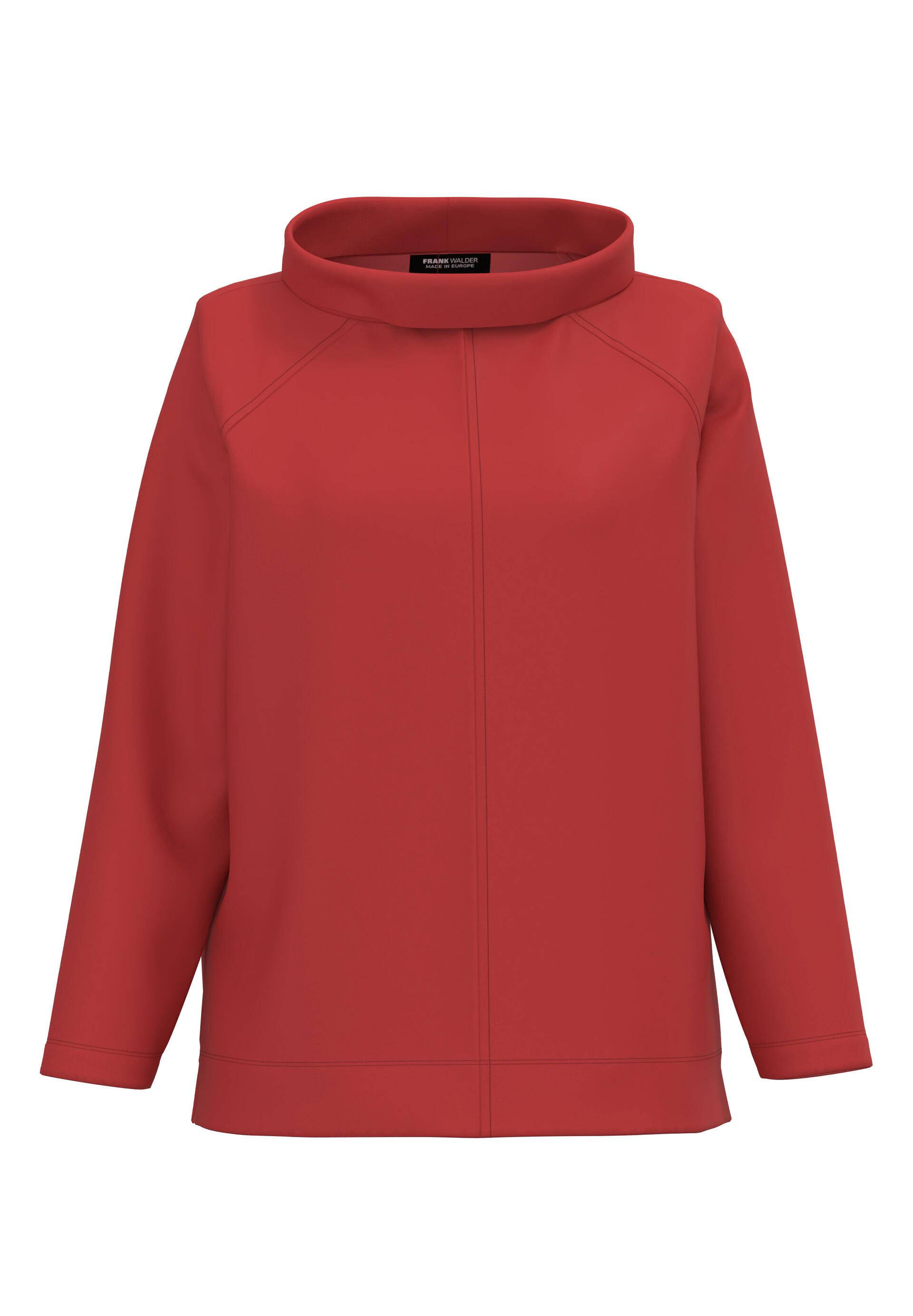 FRANK WALDER - Sweatshirt CASUAL aus softem Modal-Mix-Jersey merlot - Gr. - 42 von FRANK WALDER