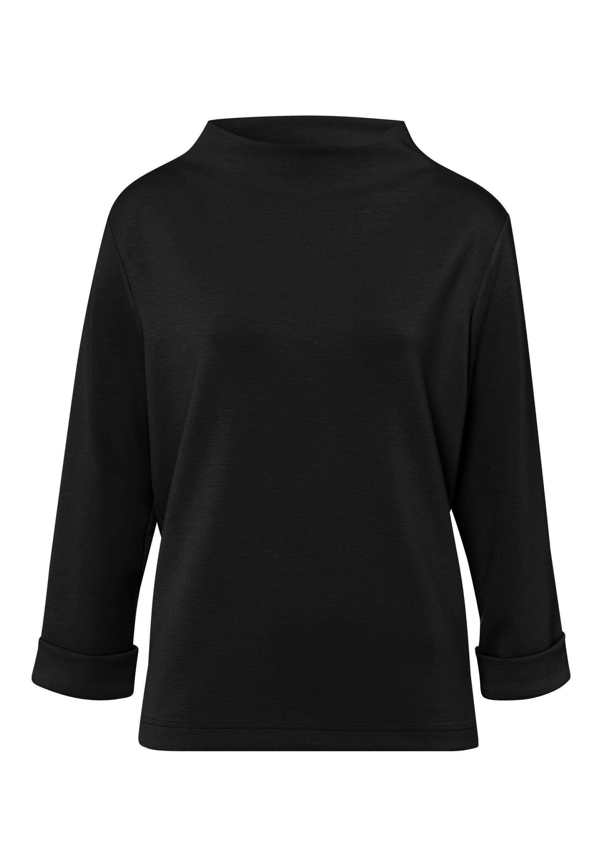 FRANK WALDER - Sweatshirt CASUAL aus weichem Modal-Mix schwarz - Gr. - 38 von FRANK WALDER