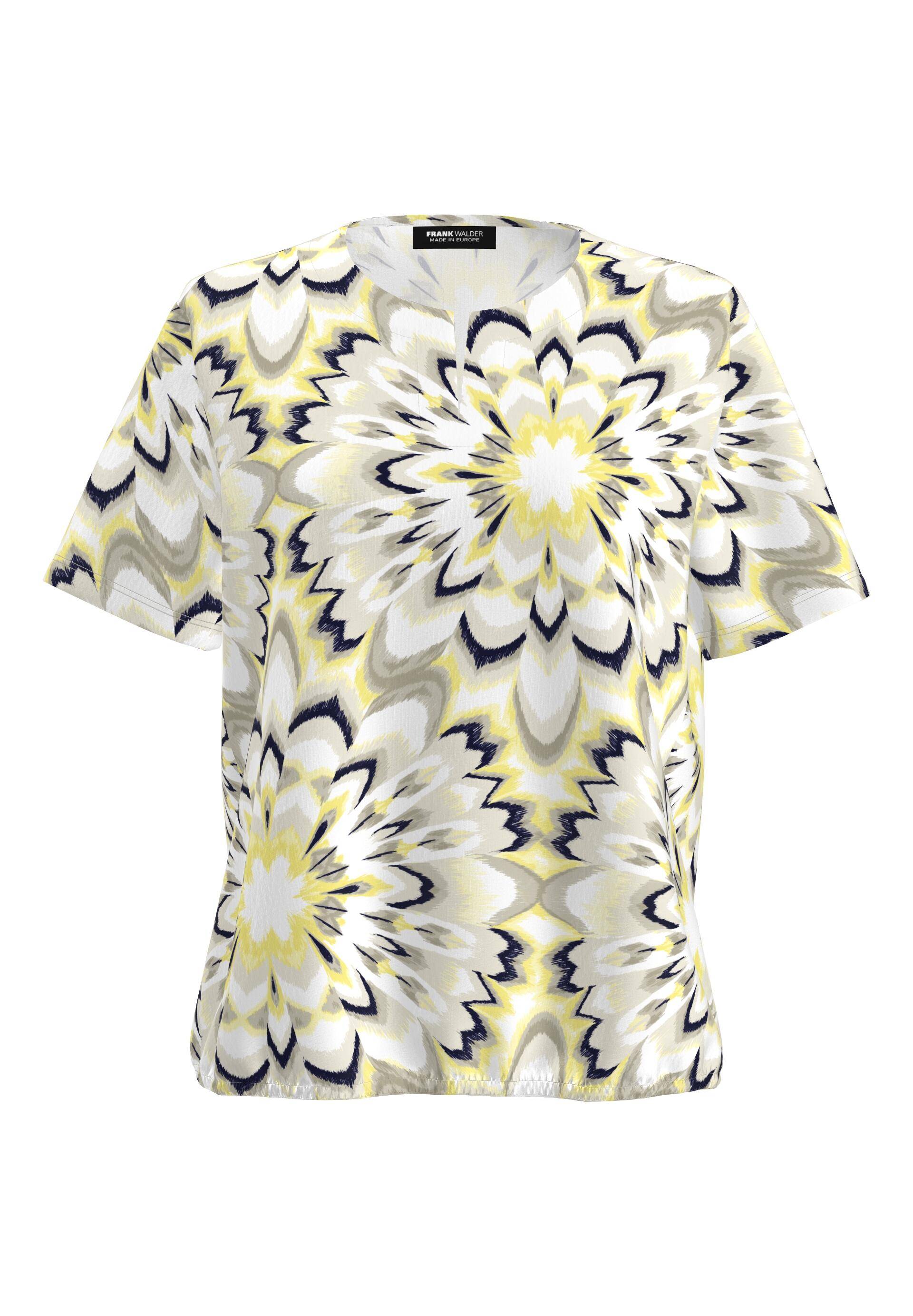 FRANK WALDER - T-Shirt NOS aus Ecovero Viskose sun/sand/ecru - Gr. - 36 von FRANK WALDER