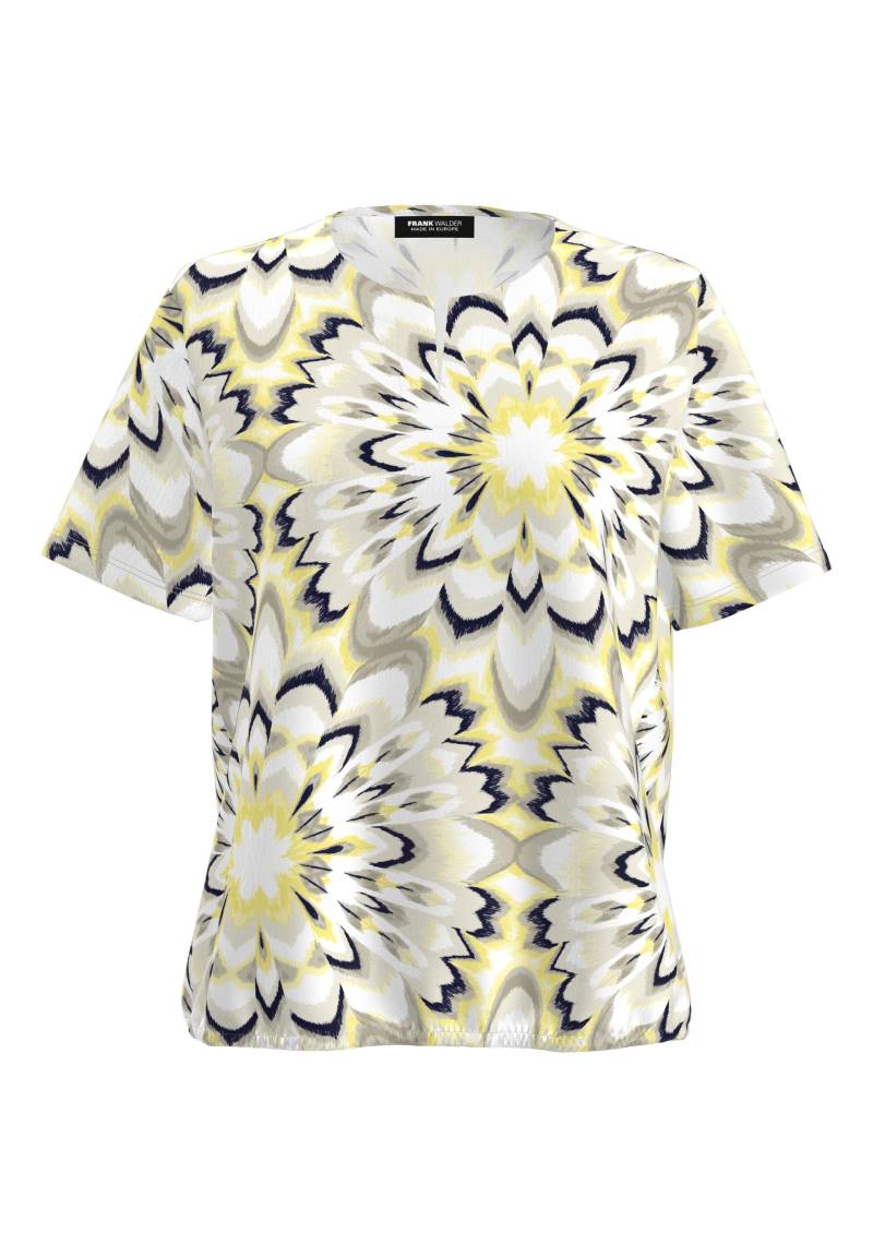 FRANK WALDER - T-Shirt NOS aus Ecovero Viskose sun/sand/ecru - Gr. - 36 von FRANK WALDER