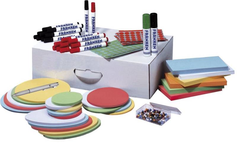 FRANKEN Koffer X-tra!Line® Moderationsbox - Grundausstattung, 1.000 Teile von FRANKEN
