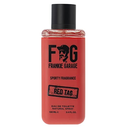 Frankie Garage - Sporty Fragrance Red Tag 100 ml | Eau De Toilette Vaporisateur | Natural Spray | Moderner und explosiver Herrenduft | Düfte für Herren mit Facetten des zeitgenössischen Mannes von Frankie Garage