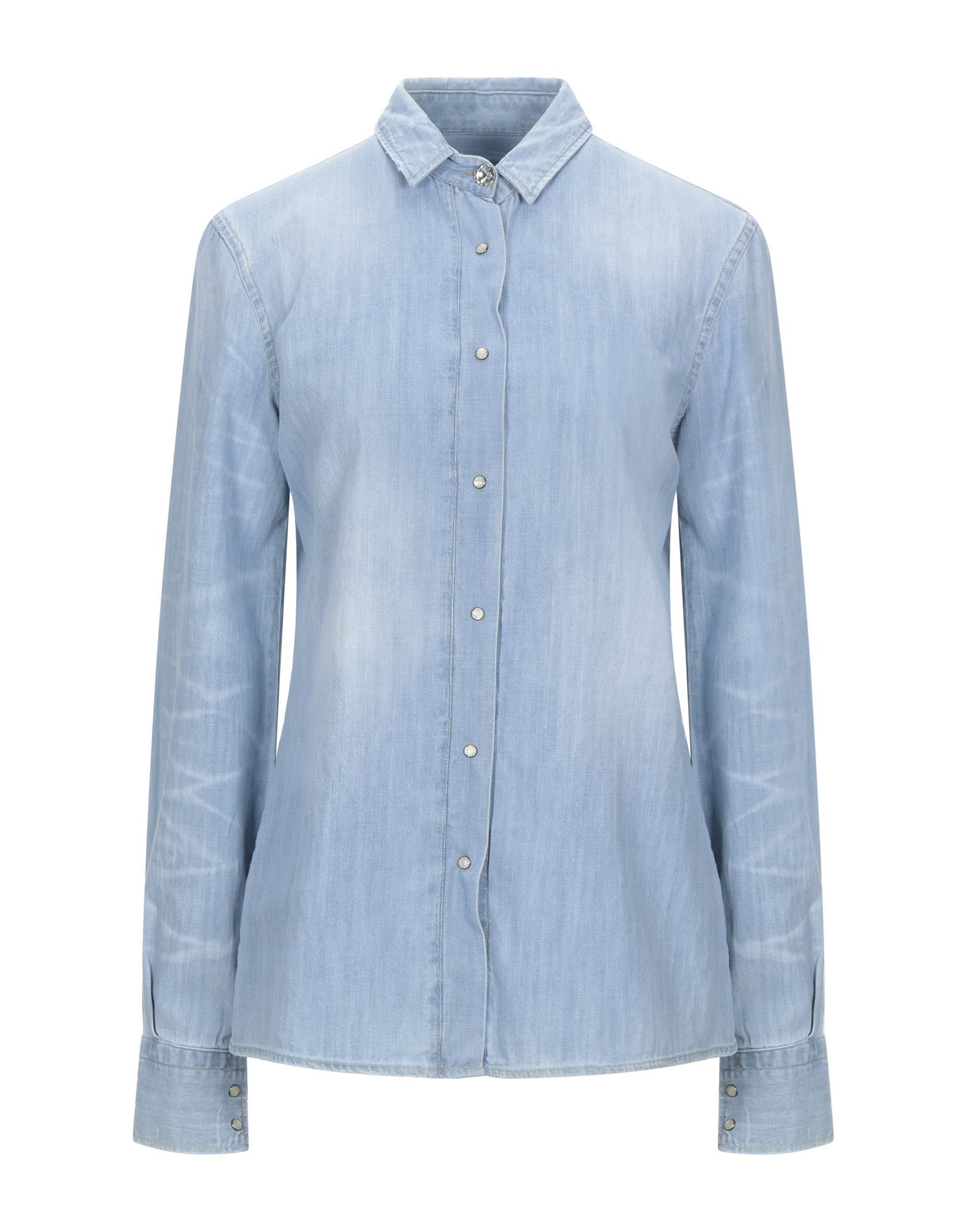 FRANKIE MORELLO Jeanshemd Damen Blau von FRANKIE MORELLO