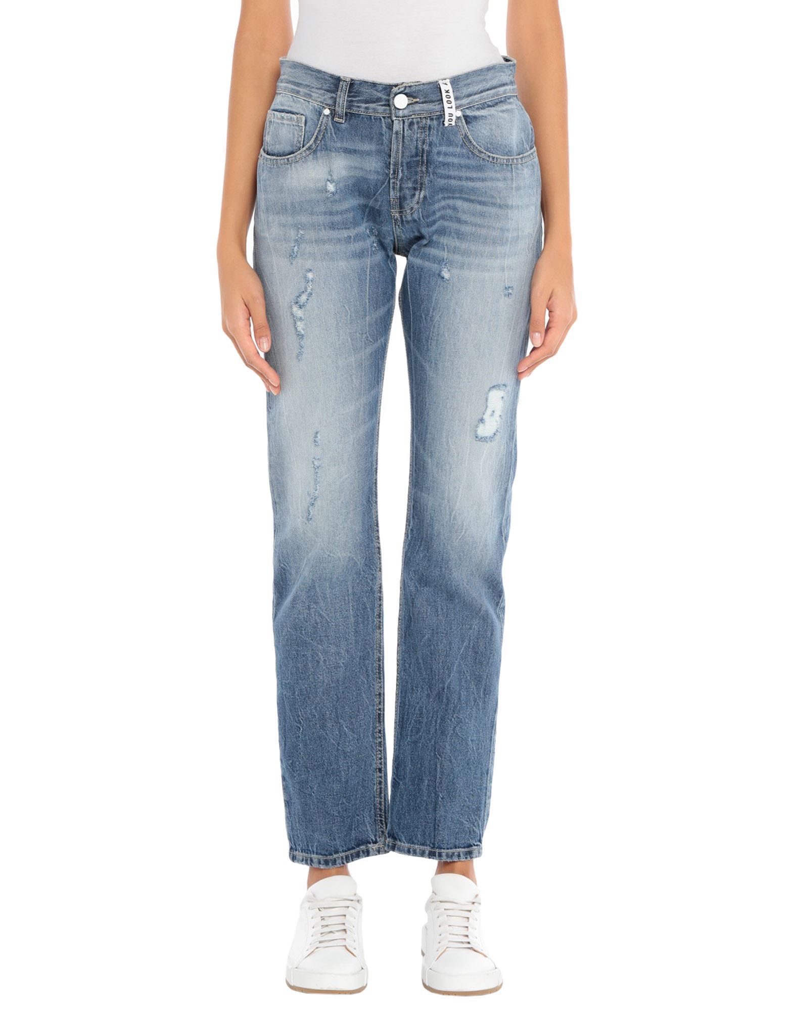 FRANKIE MORELLO Jeanshose Damen Blau von FRANKIE MORELLO