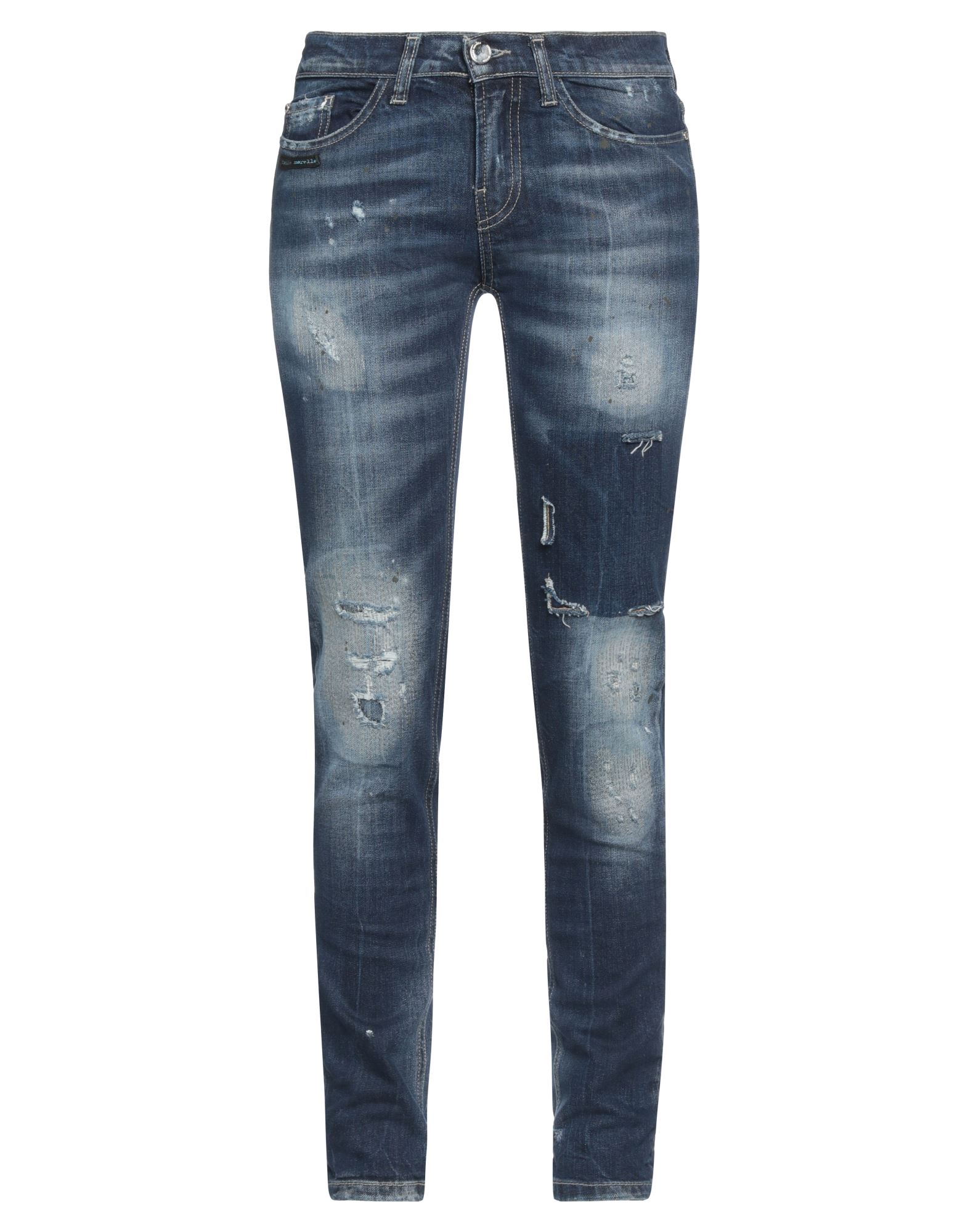 FRANKIE MORELLO Jeanshose Damen Blau von FRANKIE MORELLO