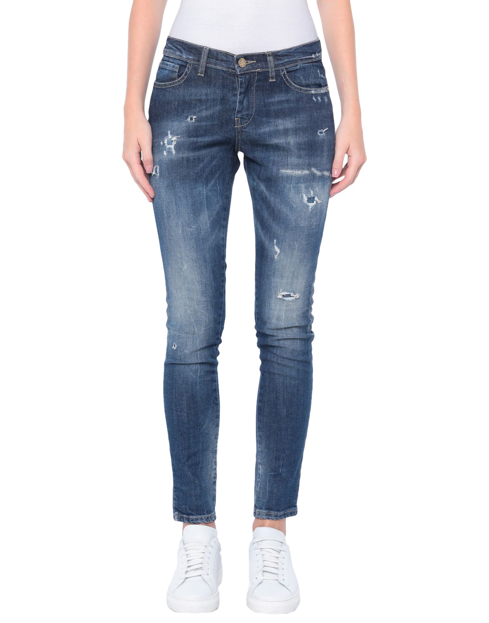 FRANKIE MORELLO Jeanshose Damen Blau von FRANKIE MORELLO