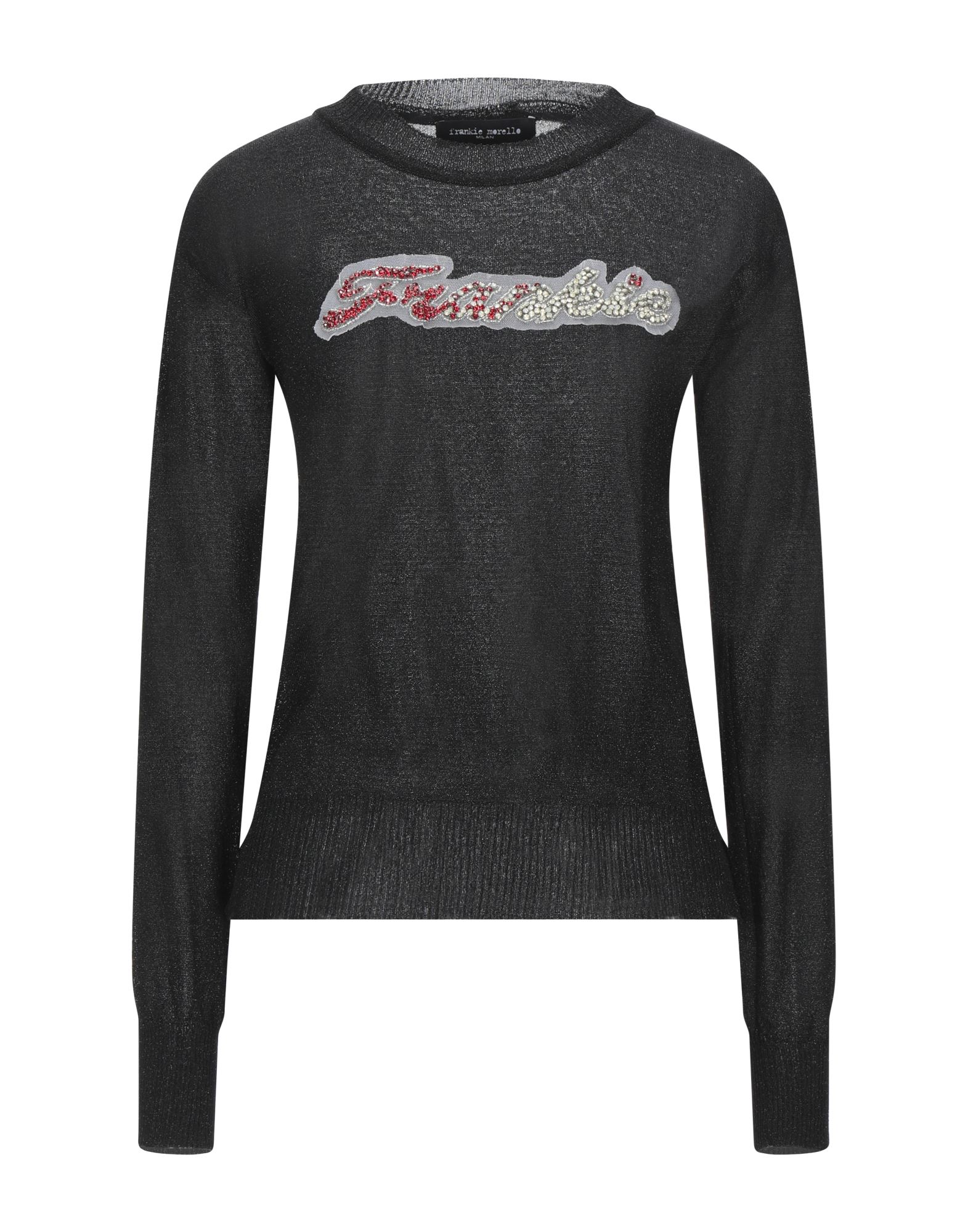 FRANKIE MORELLO Pullover Damen Schwarz von FRANKIE MORELLO