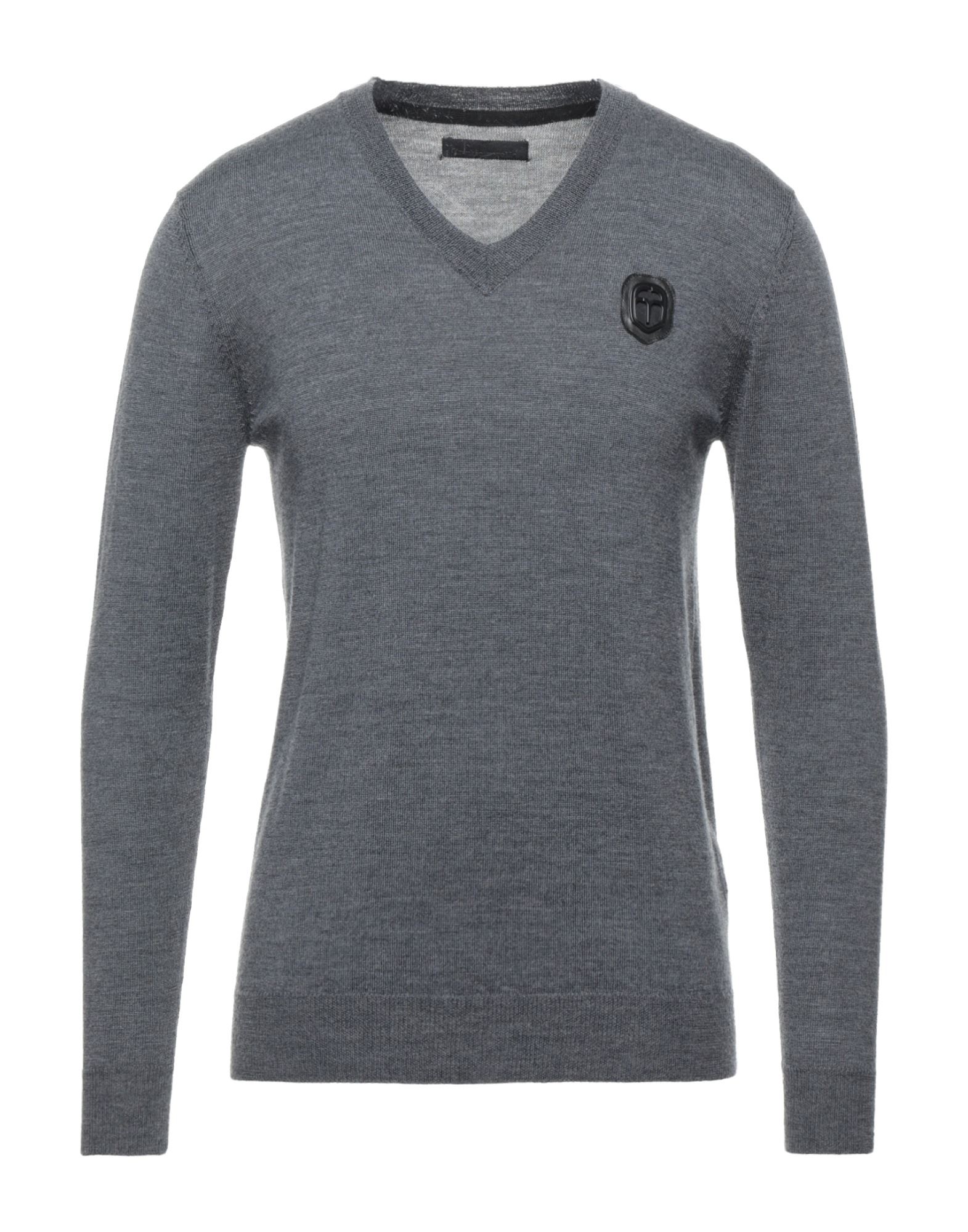 FRANKIE MORELLO Pullover Herren Grau von FRANKIE MORELLO