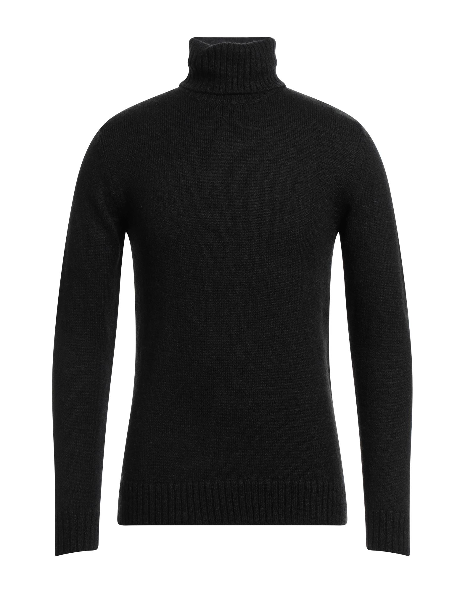 FRANKIE MORELLO Rollkragenpullover Herren Schwarz von FRANKIE MORELLO