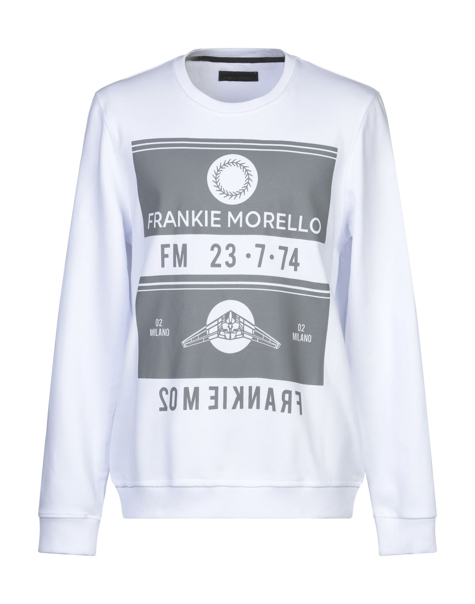 FRANKIE MORELLO Sweatshirt Herren Weiß von FRANKIE MORELLO