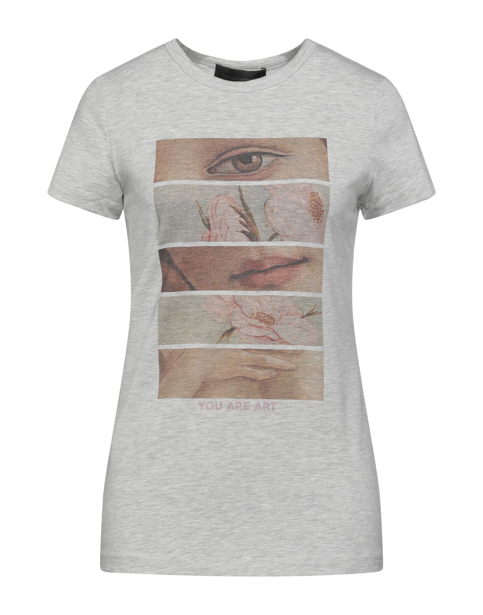 FRANKIE MORELLO T-shirts Damen Hellgrau von FRANKIE MORELLO