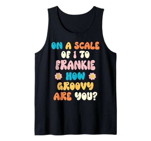 Frankie Cute Retro Girls Groovy Frankie Personalized Name Tank Top Frankie Cute Retro Girls Groovy Frankie Personalized Name Tank Top von FRANKIE Name Gift Groovy Outfits For Women