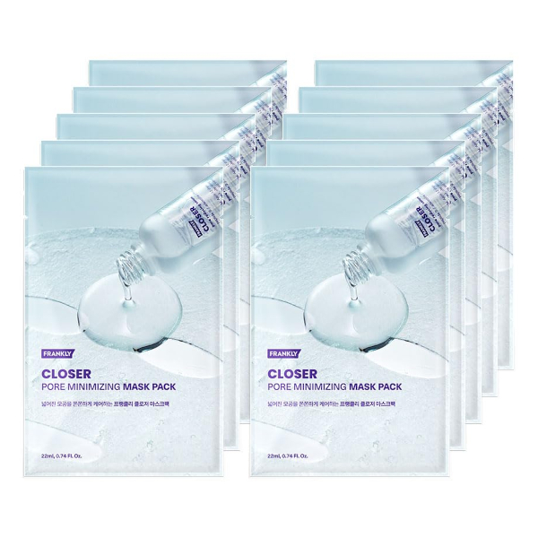 FRANKLY - Closer Pore Minimizing Mask Pack - 22ml*10pcs von FRANKLY