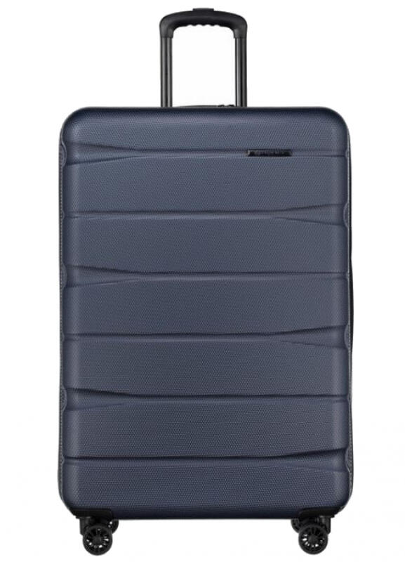 FRANKY - Franky 4-Rad Hartschalen-Trolley L 76x51x30cm 4,3kg dunkelblau Blau von FRANKY