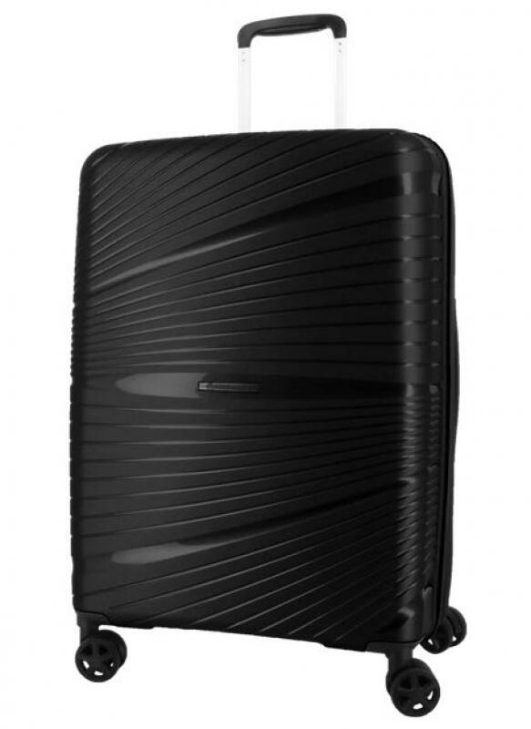 FRANKY - Franky 4-Rad Trolley L 76cm 108l superleicht 3,6kg Polypropylen schwarz Schwarz von FRANKY