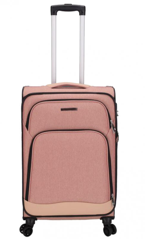 FRANKY - Franky 4-Rad Trolley M 69cm erweiterbar 3,0kg 78/89l rose Rose von FRANKY