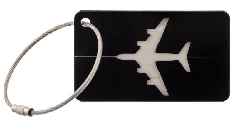 FRANKY - Franky Kofferanhänger alu schwarz Schwarz von FRANKY