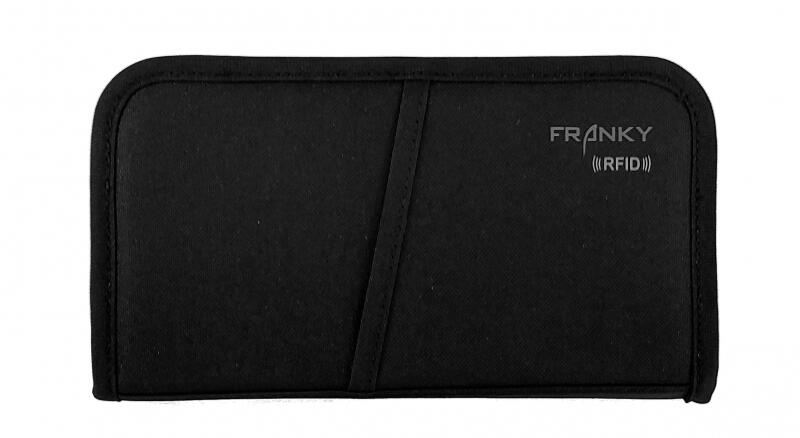 FRANKY - Franky Reisepassmappe RFID Boardkartengrösse black Schwarz von FRANKY