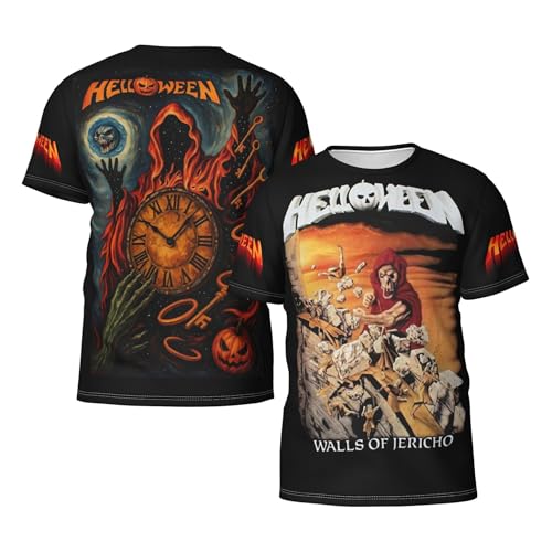 Herren Keeper of The Seven Music T-Shirts Kurzarm-T-Shirts Weich Haltbar Leichtgewichtig Modisch Casual Vielfältig Schwitzablegend Ideal für Reise und Workout von FRANTIO TUIOJAN